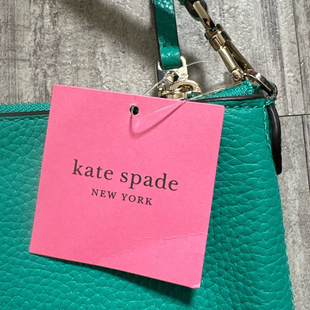 NWT Kate Spade Fiji Green Polly Small Swing Pack - Picture 11 of 12